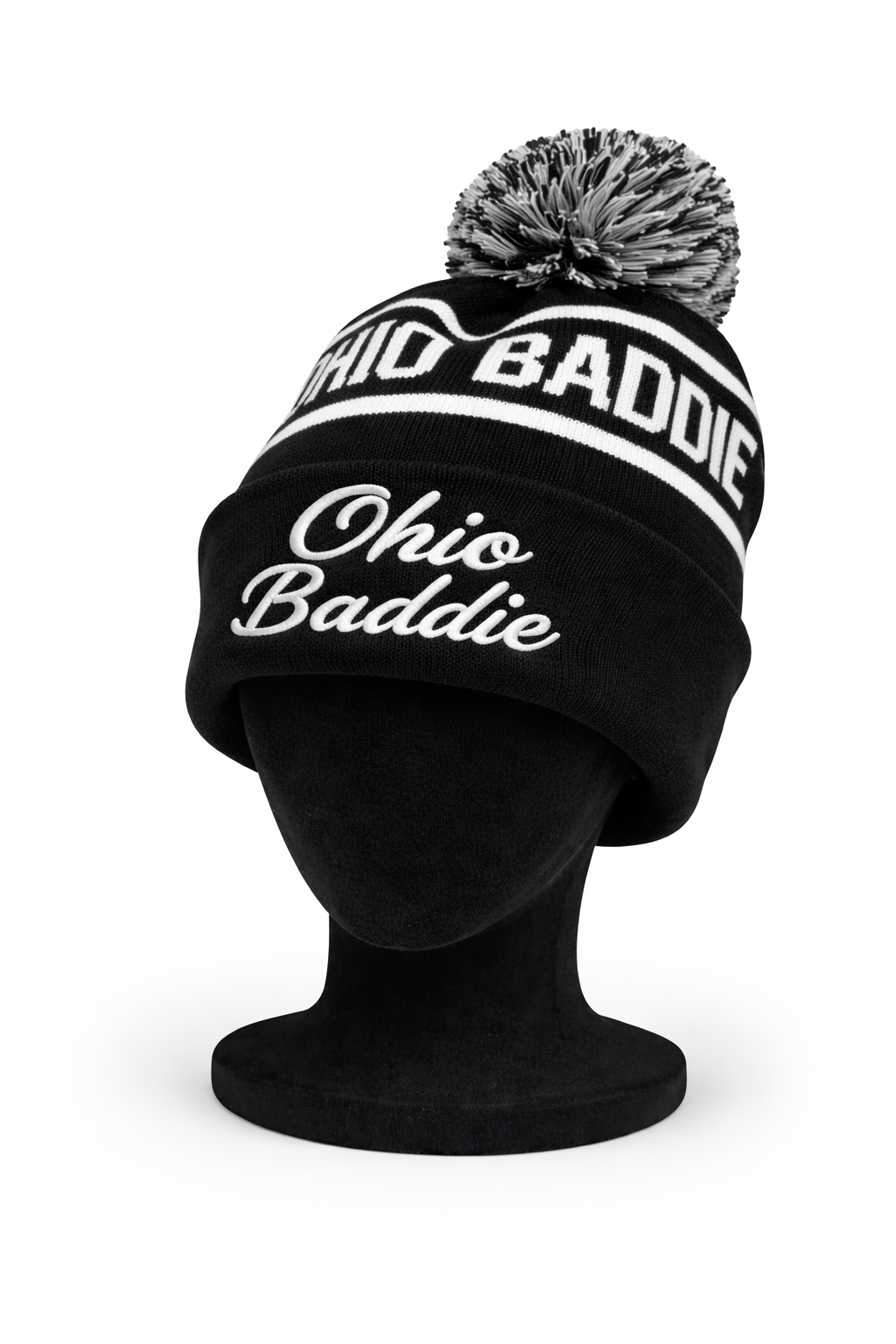 Ohio Baddie® Pom Beanie – Winter Collection