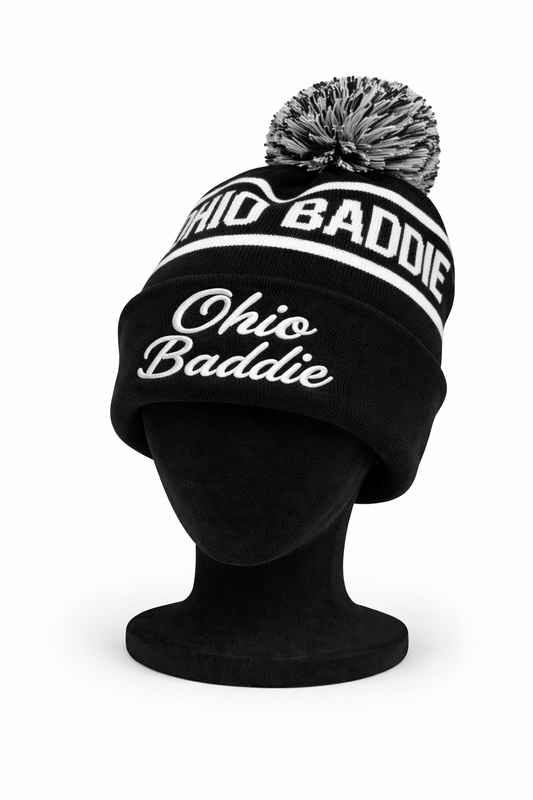 Ohio Baddie® Pom Beanie – Winter Collection
