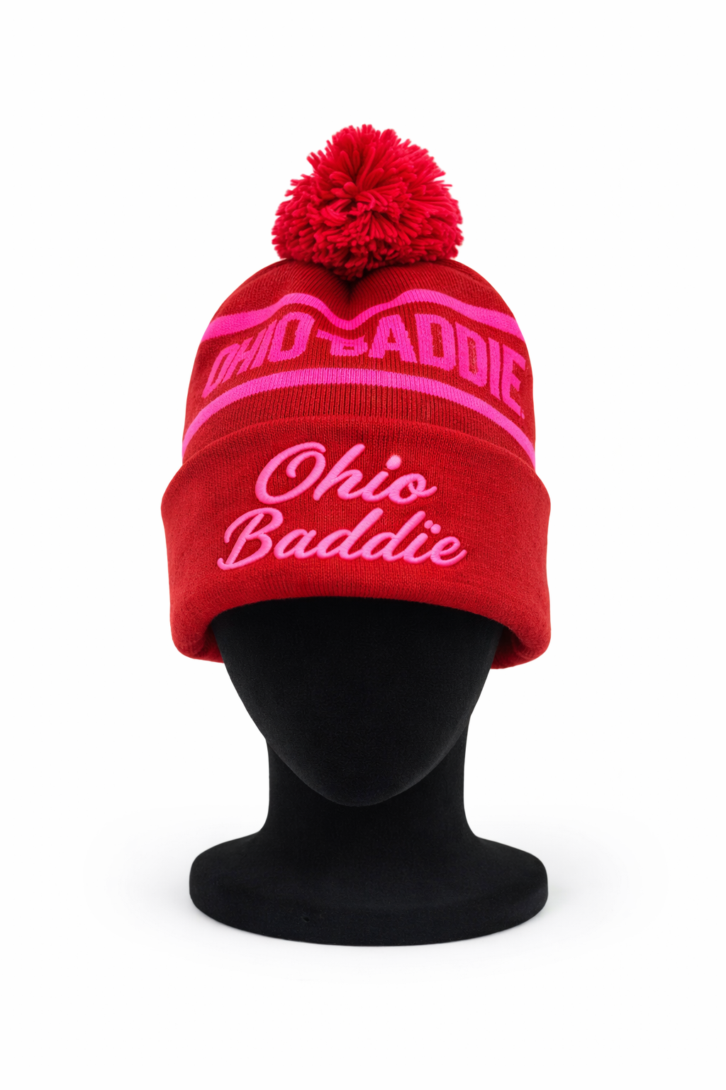 Ohio Baddie® Pom Beanie – Winter Collection