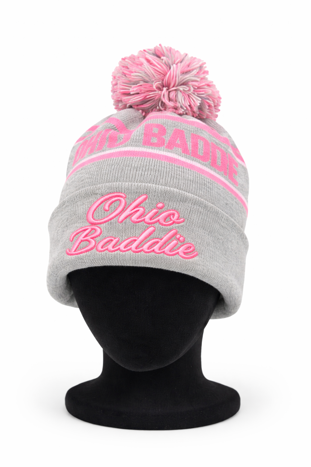 Ohio Baddie® Pom Beanie – Winter Collection