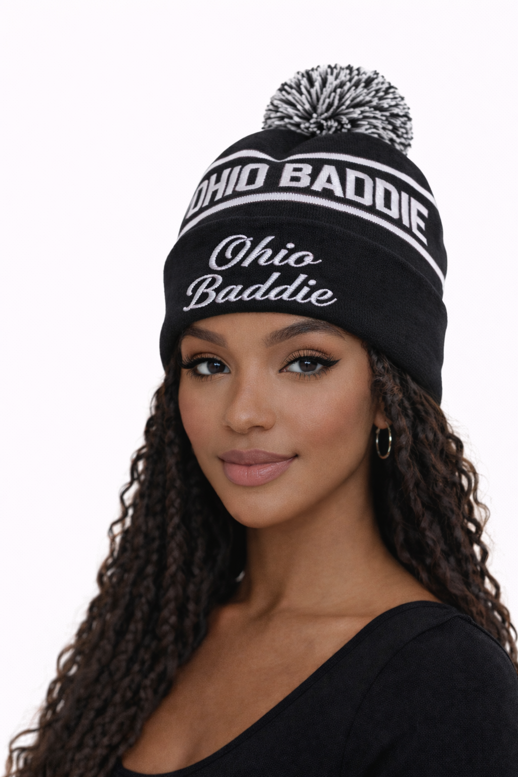 Ohio Baddie® Pom Beanie – Winter Collection